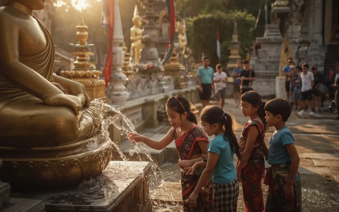 Songkran en famille : est-ce adapté aux enfants ?